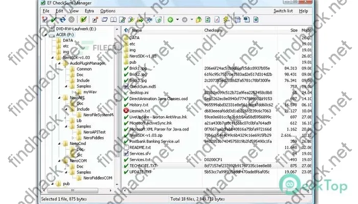 EF Checksum Manager Crack 20.06 Free Download